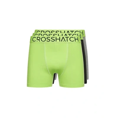Image of Crosshatch Mens Knightling Style Boxer Short (L/GREEN)