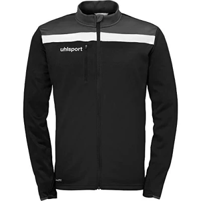 Image of Uhlsport Offense 23 Poly Jacket Men&#039;s Sports Black/Anthra/White, 4X Large
