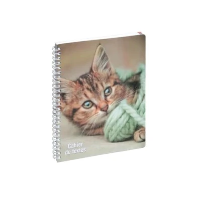 Image of EXACOMPTA 999169E Animal Notebook 17 x 22 cm Cat Design