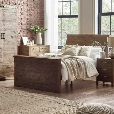 Image of Julian Bowen Heritage 135cm Bed Pine