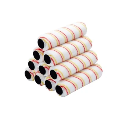 Image of Fit for The Job 10 Pack 9 inch Medium Pile Paint Rollers a Smooth Finish Painting with Emulsion Paints Roller Sleeve Walls &amp; Ceilings