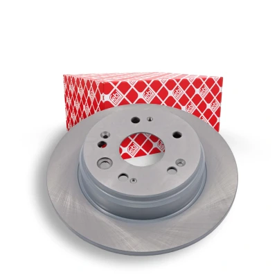 Image of 42510S9A000, 42510S9AN00, 42510SCAE00, 42510SMCN00, 42510SMCN01 Brake disc FEBI BILSTEIN 108427 Rear Axle 282mm 9mm 5 Hole 114,3mm solid Coated