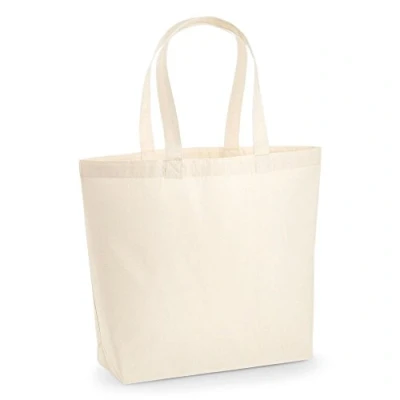 Image of Westford Mill W225 Premium Cotton Maxi Tote Natural