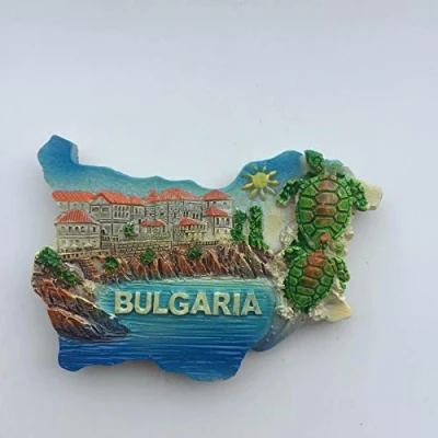 Image of Weekino Bulgaria Magnet Travel Souvenir 3D Resin Collection Gift Fridge Refrigerator