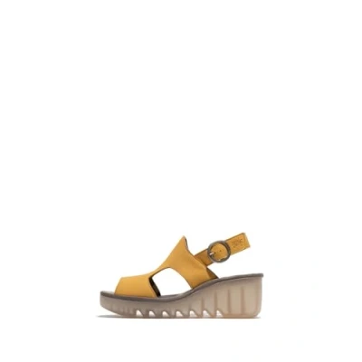 Image of Fly London BAIF585FLY Cupido Leather Women&#039;s Heels Sandals
