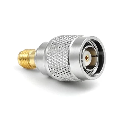 Image of Othmro RP TNC Male to SMA Female Jack M/F Straight Adapter Coaxial Cable Connector