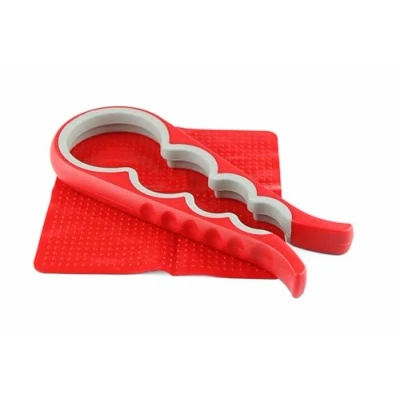 Image of Chef Remi Jar Opener &amp; Non Slip Gripper Bottle for Lids Caps is Sturdy Weak Hands, Arthritis and Elderly