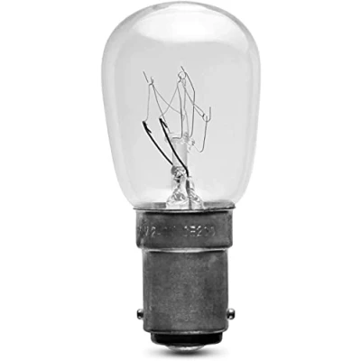 Image of Merriway Bulb Appliance Lamp (55 x 22mm) 15W SBC, B15d, 15 W