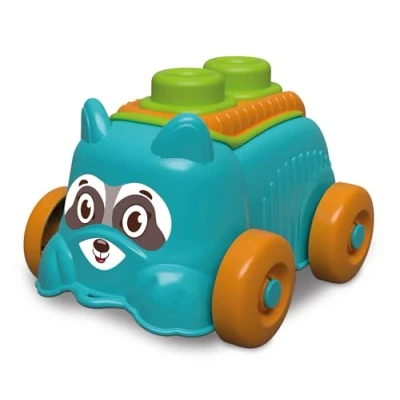 Image of Clementoni Baby Soft Blocks Clemmy Sensory Puppy Dog Blue Building Blocks, for Kids 6 Months, Bricks Washable, Construction Set, Development &amp; Activity Toy, Made In Italy, 17488