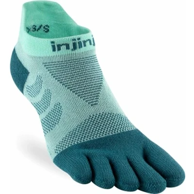 Image of Injinji Women&#039;s Ultra Run No Show Socks M/L (40½ 44½) Breathable, Moisture Wicking, Blue