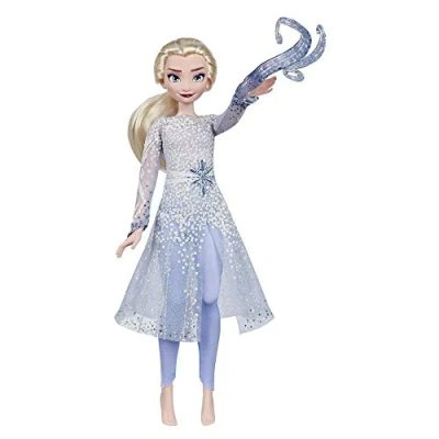 Image of Disney Frozen Magical Discovery Elsa Doll with Lights and Sounds, Toy for Kids Inspired 2 Movie