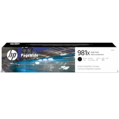 Image of HP L0R12A 981X High Yield Original PageWide Cartridge, Black, Single Pack
