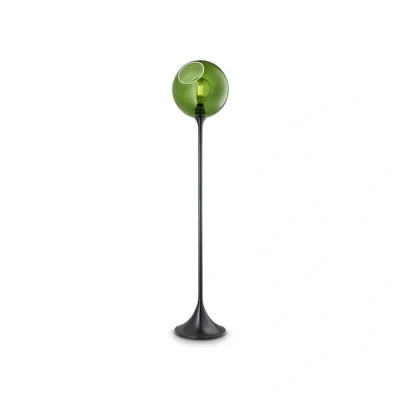 Image of DESIGN BY US Ballroom floor lamp, green, glass, hand blown, dimmable