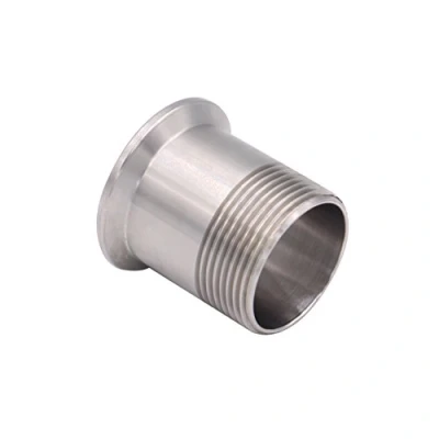 Image of Dernord Sanitary Male Threaded Pipe Fitting to 1.5 INCH (OD 50.5mm Ferrule) TRI CLAMP (Pipe Size: 1.25&quot; NPT)