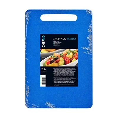 Image of CHEF AID POLY CHOPPING BOARD BLUE 35 X 25 X.04CM