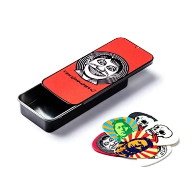 Image of Jim Dunlop JVHPT01M John Van Hamersveld Johnny Face Medium Pick Tin