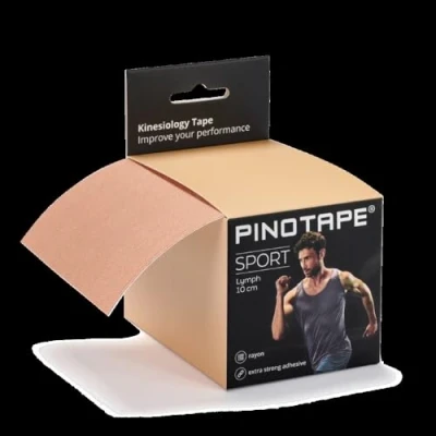 Image of Pinotape Sport Kinesiology Tape XXL 10 cm x 5 m Light Beige Skin Colour Pack of