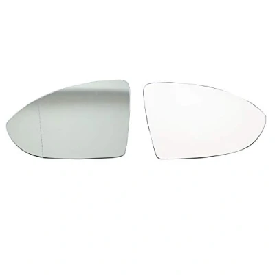 Image of Wing Door Mirror Heated With Base Plate Left &amp; Right Side Compatible for Golf MK7 2012 2019