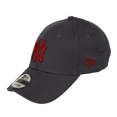 Image of New Era York Yankees 9forty Adjustable Cap MLB League Essential Grey One Size