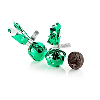 Image of Venchi Green Comet Chocolate in a Bulk Bag 75% Dark with Extra Bitter Filling, 1 kg Gluten Free Vegan