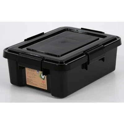 Image of Extra Small Iris Weathertight/Airtight Plastic Storage Box Black