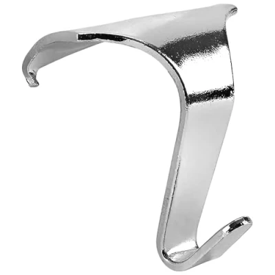 Image of Chrome Plated Picture Rail Moulding Hook Pack of 10 Pieces Heavy Duty Rain