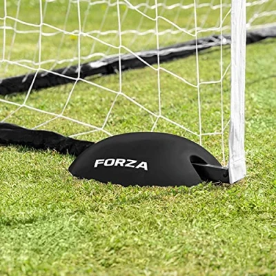 Image of FORZA ProFlex Goal Base Weight Weights for Multiple Sports Goals Football Anchor Round Rubber of Posts