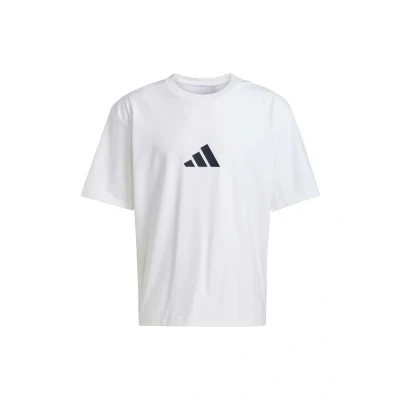 Image of adidas Sportswear Loose FIT Print Tshirt, Men&#039;s, Size: Small, White