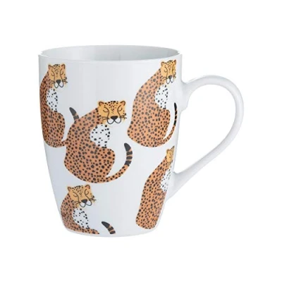 Image of Price &amp; Kensington Cheetah Fine China Mug, 0059.028