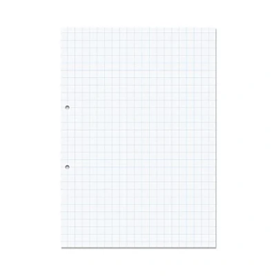 Image of RHINO A4 Loose Leaf Squared Paper, 500 Sheets / 1000 Page, 10mm Hole Punched, School &amp; Office Stationery Supplies
