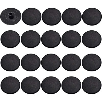 Image of cyclingcolors 20x Screw Cover Cap Black Plastic Hexagon Allen Head Hole Socket Hex Protector Furniture Screws caps SW4