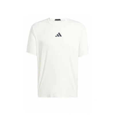 Image of adidas Performance D4T INT Sports Tshirt, Men&#039;s, Size: Small, Chalk white
