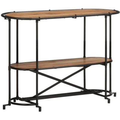 Image of vidaXL Console Table 110x42x76 cm Solid Wood Acacia