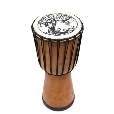Image of Ancient Wisdom Handmade Djembe Drum 40 cm