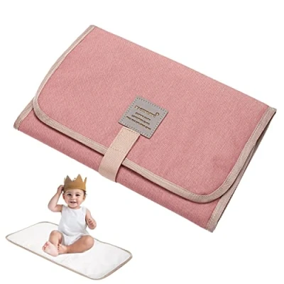 Image of Renywosi Baby Changing Pad Foldable Diaper for Girls &amp; Boys Waterproof Travel Station Hand