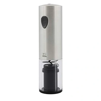 Image of Peugeot Elis Electric Corkscrew Rechargeable Bottle Opener with Battery, Stainless Steel, 20cm