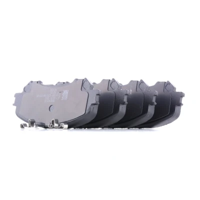 Image of 410601596R, 410604EA0A Brake pad set BLUE PRINT ADN142176 Front Axle with acoustic wear warning NISSAN: Qashqai 2, X Trail, RENAULT: Kadjar, Koleos 2