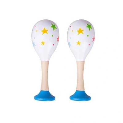 Image of Bigjigs Toys Wooden Junior Maracas Children&#039;s Musical Instruments