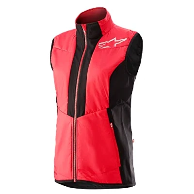 Image of Alpinestars STELLA DENALI 2 VEST CARDINAL RED BLACK LARGE