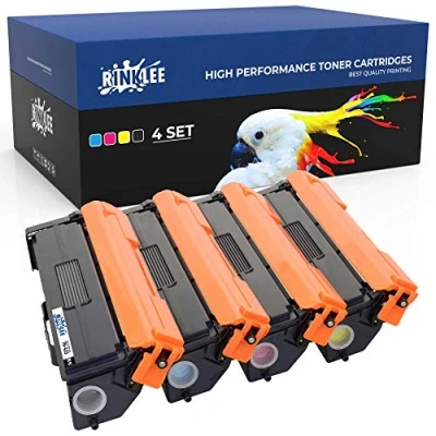 Image of RINKLEE TN423 TN 423 Toner Cartridge Compatible with Brother HL L8260CDW L8360CDW L9310CDW MFC L8690CDW L8900CDW L9570CDW DCP L8410CDW L8410CDN High Yield 6500/4000 Pages 4 PACK