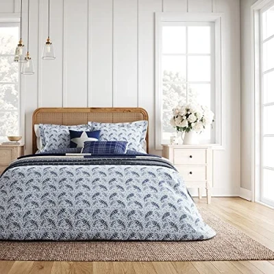 Image of HELENA SPRINGFIELD PAISLEY COVER SET BLUE