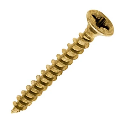 Image of TIMCO Solo Chipboard &amp; Woodscrews Gold 4.0 x 35 Box of 200