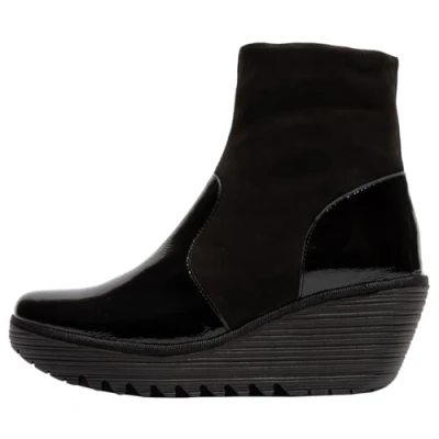 Image of Fly London Women&#039;s YUXI506FLY Fashion Boot, Black, 3 UK