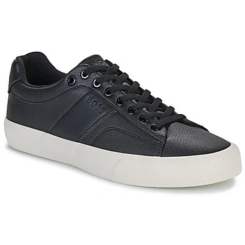 Image of BOSS Aiden Trainers, Men&#039;s, Size: 8, Black High quality imitation leather