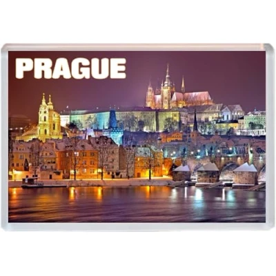 Image of Prague Czech Republic Jumbo Fridge Magnet 96 x 67mm BBSFHM1500