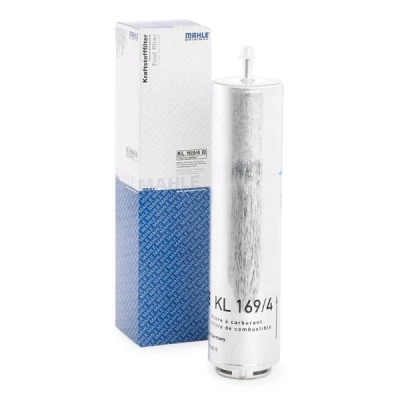 Image of AK10X3 Fuel Filter MAHLE ORIGINAL KL 169/4D In Line 8,0mm BMW: 1 Coupe, 5 Touring, 6 Convertible, MINI: Hatchback, Clubman, Convertible