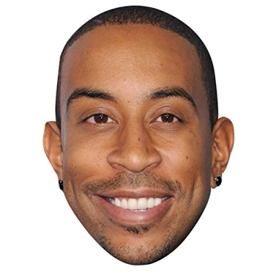 Image of FoxyPrinting LUDACRIS JB Music Star Fancy Dress Cardboard Celebrity Party Face Mask