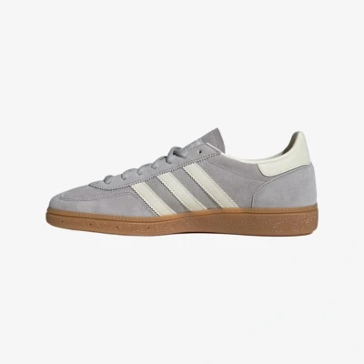 Image of adidas Originals Handball Spezial Trainers, Size: 3, Grey two/cream white/footwear white Suede