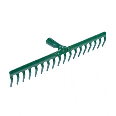Image of 50 cm 18 Tooth Teeth Replacement Rake Head Garden Lawn Leaf Leaves Metal