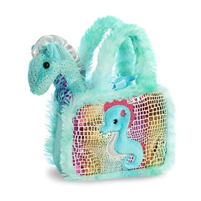 Image of AURORA Fancy Pal Sea Horse 8In 32825 Turquoise